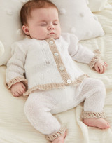 Little Lacy Trouser Suit in Sirdar Snuggly 2 Ply (5523) - PDF