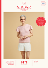 Scallop Sleeved Sweater in Sirdar No 1 DK (10663) - PDF