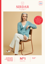 Lace Balloon Sleeve Cardi in Sirdar No 1 DK (10664) - PDF