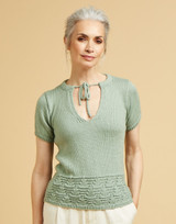 Notch Neck Top in Sirdar No 1 (10669) - PDF