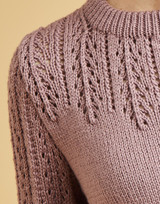 Lace Yoke Sweater in Sirdar No 1 DK (10667) - PDF