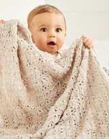 Little Buds Crochet Blanket in Sirdar Snuggly 3 Ply (5527) - CROCHET - PDF