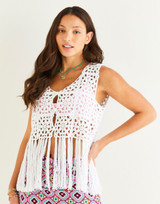 Fringe Benefits Vest in Sirdar Stories DK (10529) - CROCHET - PDF