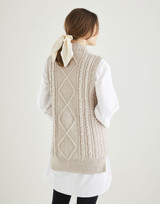 Sleeveless Cable Tunic in Hayfield Bonus Aran (10608) - PDF