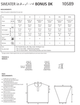 Collared Sweater in Hayfield Bonus DK (10589) - PDF