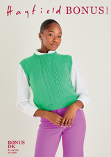 Sweater Vest in Hayfield Bonus DK (10597) - PDF