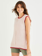 Swing Tipped Vest in Sirdar Cashmere Merino Silk DK (10550) - PDF