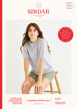 Clubhouse Tipped Tee in Sirdar Cashmere Merino Silk DK (10551) - PDF