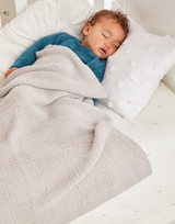 Textured Baby Blanket in Sirdar Snuggly Baby Bamboo DK (5477) - PDF