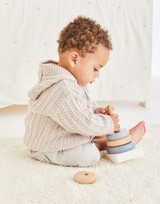 Hooded Baby Jacket in Sirdar Snuggly Cashmere Merino DK (5478) - PDF