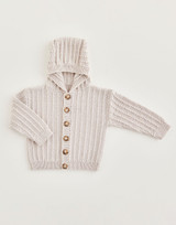 Hooded Baby Jacket in Sirdar Snuggly Cashmere Merino DK (5478) - PDF