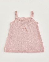 Darted Baby Pinafore in Sirdar Snuggly Baby Bamboo DK (5481) - PDF