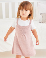 Darted Baby Pinafore in Sirdar Snuggly Baby Bamboo DK (5481) - PDF
