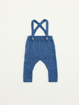 Dungarees & Pom Pom Booties in Sirdar Snuggly 4 Ply (5438) - PDF