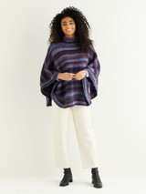 Textured Poncho in Sirdar Jewelspun Aran (10287) - PDF