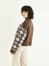 Argyle Sweater & Scarf in Sirdar Haworth Tweed DK (10298) - PDF