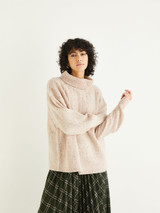 Roll Neck Slip Stitch Sweater in Sirdar Haworth DK (10299) - PDF