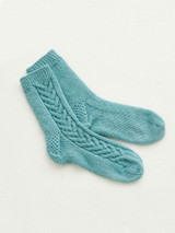 Cable Panel Blanket & Socks in Sirdar Country Classic DK (10306) - PDF
