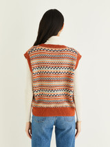 Fair Isle Vest in Sirdar Cashmere Merino Silk DK (10307) - PDF