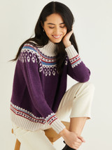 In the Round Sweater in Sirdar Cashmere Merino Silk DK (10308) - PDF
