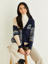 Patchwork Cardigan in Sirdar Cashmere Merino Silk DK (10310) - PDF