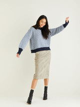 All-Over Fair Isle Sweater in Sirdar Cashmere Merino Silk DK (10311) - PDF