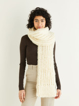 Huge Ribbed Scarf in Sirdar Adventure Super Chunky (10313) - PDF