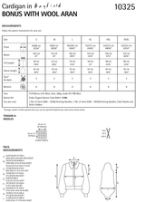 Cropped Cable Cardigan in Hayfield Bonus Aran w/Wool (10325) - PDF