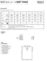 V-Neck Vest in Hayfield Soft Twist DK (10327) - PDF