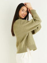 Shawl Collar Sweater in Hayfield Soft Twist DK (10328) - PDF