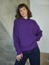 Shawl Collar Sweater in Hayfield Soft Twist DK (10328) - PDF