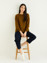 Sideways Sweater in Hayfield Soft Twist DK (10330) - PDF