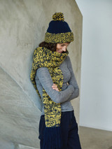 Two Tone Hat & Scarf in Hayfield Soft Twist DK (10333) - PDF