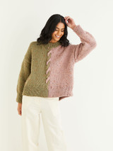 Clever Cable Sweater in Hayfield Bonus Chunky Tweed (10341) - PDF
