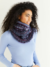 Cable Cowl in Sirdar Jewelspun Aran (10348) - PDF