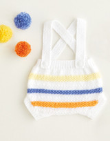Rainbow Romper, Hat & Booties in Sirdar Snuggly DK (5409) - PDF