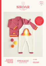 Rainbow Romper, Jacket & Dungarees in Sirdar Snuggly DK (5412) - PDF