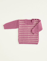 Rainbow Stripe Cardigan & Sweater in Sirdar Snuggly DK (5413) - PDF