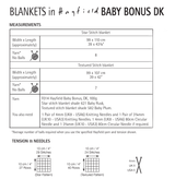 Star Stitch Blankets in Hayfield Baby Bonus DK (5419) - PDF