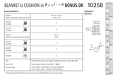 Check Textured Blanket & Cushions in Hayfield Bonus DK (10258) - PDF