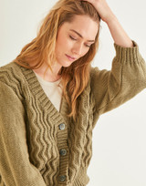 Relaxed Zig Zag Cardigan in Hayfield Bonus DK (10267) - PDF