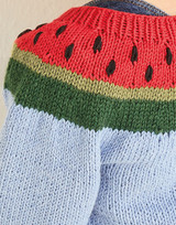 Watermelon Yoke Sweater in Sirdar Snuggly Replay DK (2567) - PDF