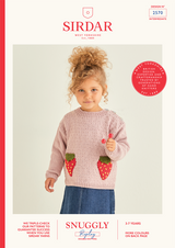 Strawberry Sweater & Cardigan in Sirdar Snuggly Replay DK (2570) - PDF