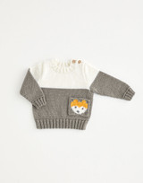 Nordic Fox Pocket Sweater in Sirdar Cashmere Merino Silk DK (5384) - PDF