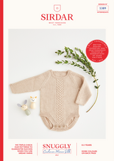 Staghorn Romper in Sirdar Snuggly Cashmere Merino Silk 4 Ply (5389) - PDF