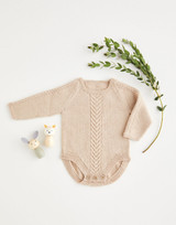 Staghorn Romper in Sirdar Snuggly Cashmere Merino Silk 4 Ply (5389) - PDF