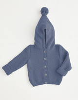 Pixie Hood Jacket in Sirdar Snuggly Cashmere Merino Silk 4 Ply (5390) - PDF