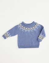 Nordic Fair Isle Yoke Sweater in Sirdar Snuggly Cashmere Merino Silk 4 Ply (5391) - PDF