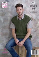 Sweater & Pullover in King Cole Luxury Merino DK (5247)