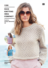 Sweater & Tops in Rico Fashion Cotton Métallisé DK (1186) - PDF
